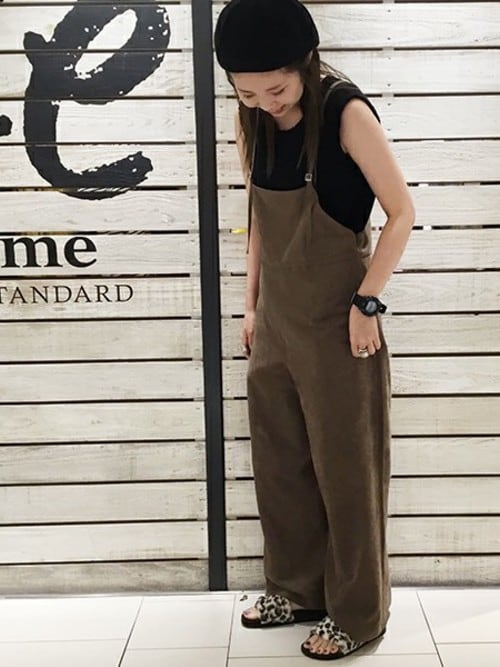 Journal Standard Relume 天王寺店 スタッフ Journal Standard Relume 天王寺店 Journal Standard Relumeのサロペット オーバーオールを使ったコーディネート Wear