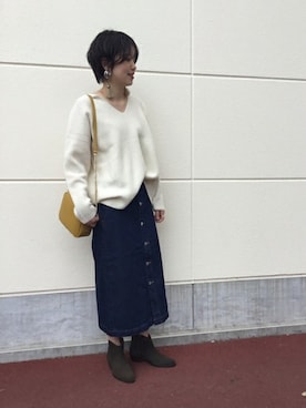 JOURNAL STANDARD relume 天王寺店 スタッフさん(レディース・162cm)の冬コーディネート
