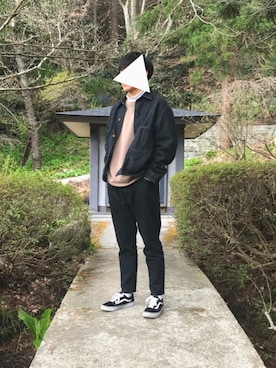 「アイテム（カバーオール）」を使った、カレーライスさん（メンズ・178cm・10代）の春コーディネート