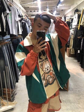 「WOOD(ウッド)のアイテム」を使った、cj9wk199094さん(メンズ・163cm)の春コーディネート