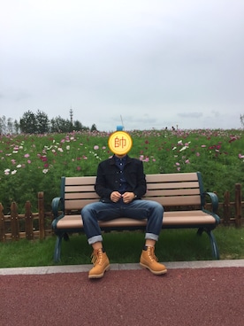 「Jack & Jones（ジャック アンド ジョーンズ）のアイテム」を使った、hvfさん（メンズ・173cm）の秋コーディネート