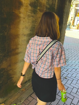 「Marc by Marc Jacobs（マークバイマークジェイコブス）のアイテム（アナログ腕時計）」を使った、usaさん（レディース・158cm）の秋コーディネート