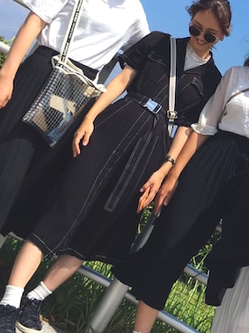 「Marc by Marc Jacobs（マークバイマークジェイコブス）のアイテム（アナログ腕時計）」を使った、usaさん（レディース・158cm）の秋コーディネート