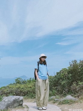 「VANS（バンズ）のアイテム（バックパック/リュック）」を使った、Szeally_さん（レディース・169cm）の春コーディネート