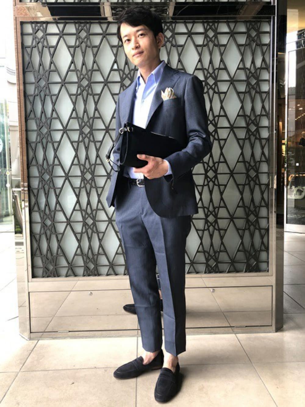 極美品✨SHIPSウールモヘヤ混ジャケット コバルトブルー XL 段返り SHIPS（シップス）の「SD: 【セットアップ】ウォッシャブル