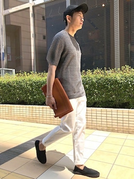 及川さん(メンズ・172cm)の春コーディネート