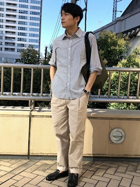 及川さん（メンズ・172cm）の夏コーディネート
