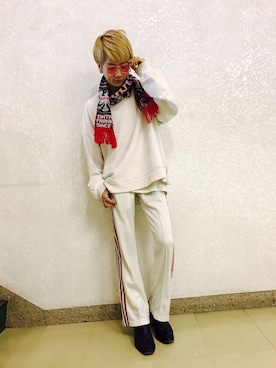 「WEGO（ウィゴー）のアイテム（サングラス）」を使った、シュンさん（メンズ・170cm）の冬コーディネート