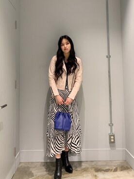 ライダースジャケット ピンク系 を使った人気ファッションコーディネート 季節 3月 5月 Wear
