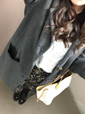 azuさん（レディース・158cm）の冬コーディネート