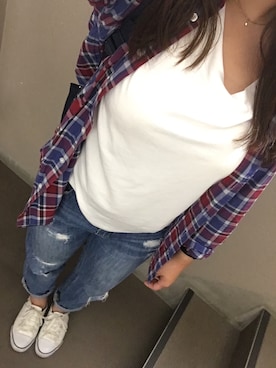 azuさん（レディース・158cm）の秋コーディネート