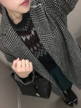 「clear（クリア）のアイテム（その他アウター）」を使った、azuさん（レディース・158cm）の秋コーディネート