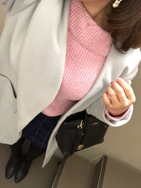 「アイテム（ピアス（両耳用））」を使った、azuさん（レディース・158cm・20代）の冬コーディネート
