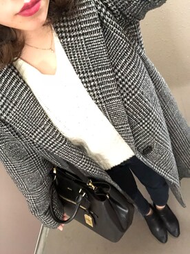 「アイテム（ピアス（両耳用））」を使った、azuさん（レディース・158cm・20代）の冬コーディネート