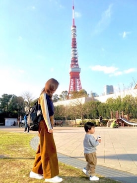 「URBAN RESEARCH Sonny Label（アーバンリサーチサニーレーベル）のアイテム（パンツ）」を使った、zzziiinnnaaaさん（キッズ・90cm）の冬コーディネート