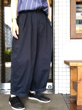 「U.（ユードット）のアイテム」を使った、commenceさん（メンズ・170cm）の夏コーディネート