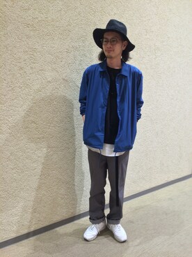 「THE SHOP TK （ザ ショップ ティーケー ）のアイテム（その他アウター）」を使った、Gidaさん（メンズ・178cm）の春コーディネート