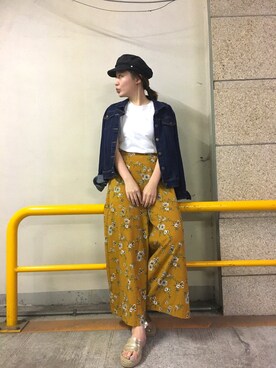 伊波芳杏 よっぴーさん（レディース・162cm）の春コーディネート