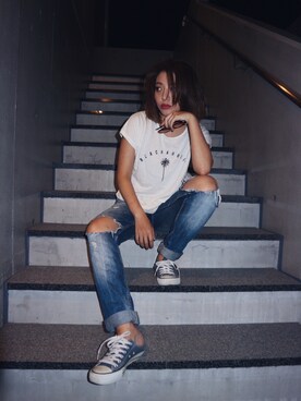 伊波芳杏 よっぴーさん（レディース・162cm）の夏コーディネート