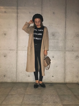 伊波芳杏 よっぴーさん(レディース・162cm)の秋コーディネート