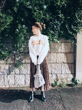 伊波芳杏 よっぴーさん（レディース・162cm）の秋コーディネート