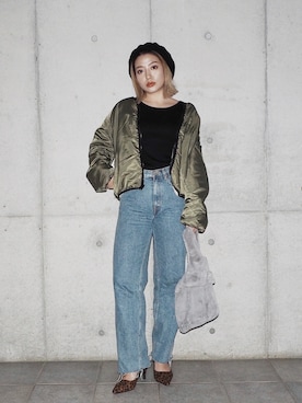 伊波芳杏 よっぴーさん（レディース・162cm）の秋コーディネート