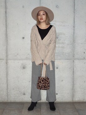 伊波芳杏 よっぴーさん(レディース・162cm)の秋コーディネート
