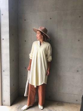 伊波芳杏 よっぴーさん（レディース・162cm）の春コーディネート