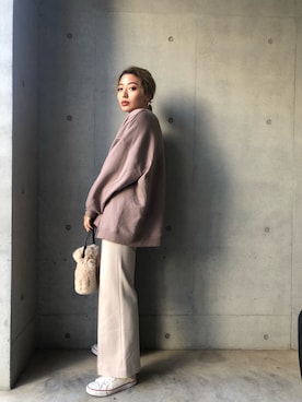 伊波芳杏 よっぴーさん（レディース・162cm）の冬コーディネート