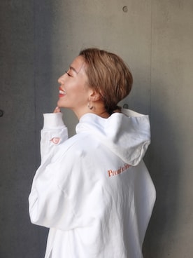 「The _____ LABEL（ザ ブランク レーベル）のアイテム」を使った、伊波芳杏 よっぴーさん（レディース・162cm）の冬コーディネート