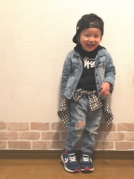 SOraさん（キッズ・100cm）の冬コーディネート