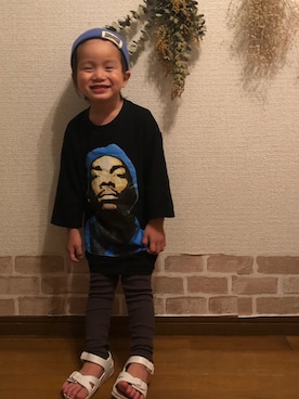 「vetements」｜「アイテム（ニットキャップ/ビーニー）」を使った、SOraさん（キッズ・100cm）の夏コーディネート
