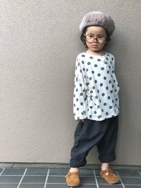 「ゆるゆる」｜「アイテム（その他）」を使った、SOraさん（キッズ・100cm）の秋コーディネート