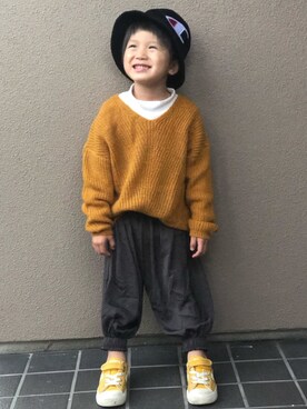 SOraさん（キッズ・100cm）の秋コーディネート