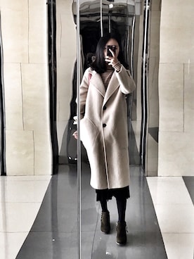 「ELLE（エル）のアイテム（ブーツ、その他）」を使った、NYRachelNYさん（レディース・162cm）の春コーディネート
