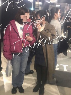「BTS」｜「アイテム（その他アウター）」を使った、aiさん（レディース・156cm）の冬コーディネート