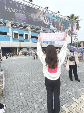 「BTS」｜「アイテム（その他）」を使った、aiさん（レディース・156cm）の冬コーディネート