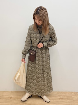 「eim（エイム）のアイテム」を使った、moeさん（レディース・154cm）の春コーディネート