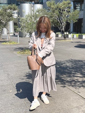 moeさん（レディース・154cm）の春コーディネート