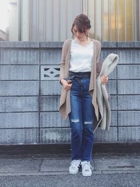 「スプリングSENSEOFPLACE」｜「アイテム（ムートンコート）」を使った、rnayum1さん（レディース・167cm）の冬コーディネート