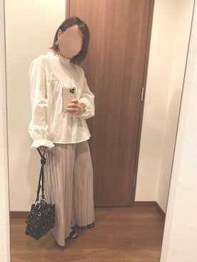 「chocomee（チョコミー）のアイテム（シャツ/ブラウス）」を使った、hiiさん（レディース・147cm）の夏コーディネート