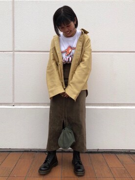 折橋　葉月さん（レディース・155cm）の秋コーディネート