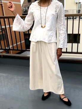 「Freesia（フリージア）のアイテム」を使った、ruadaisukiさん（レディース・158cm）の春コーディネート