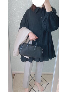 「DHOLIC（ディーホリック）のアイテム（チノパンツ）」を使った、kotoeさん（レディース・161cm）の夏コーディネート