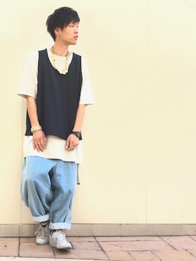 なにょん。さん(メンズ・177cm)の夏コーディネート