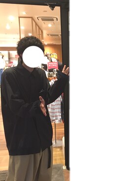 「my beautiful landlet（マイビューティフルランドレット）のアイテム（チノパンツ）」を使った、なにょん。さん（メンズ・177cm）の春コーディネート