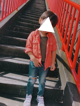 「プチプラミックス」｜おーちゃんさん（キッズ・100cm）の春コーディネート