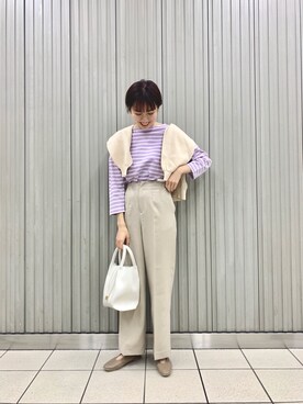 アンヌさん（レディース・166cm）の冬コーディネート