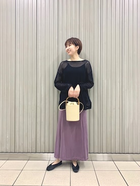 アンヌさん（レディース・166cm）の冬コーディネート