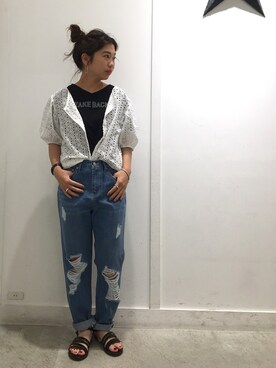 あすぽんさん（レディース・154cm）の春コーディネート